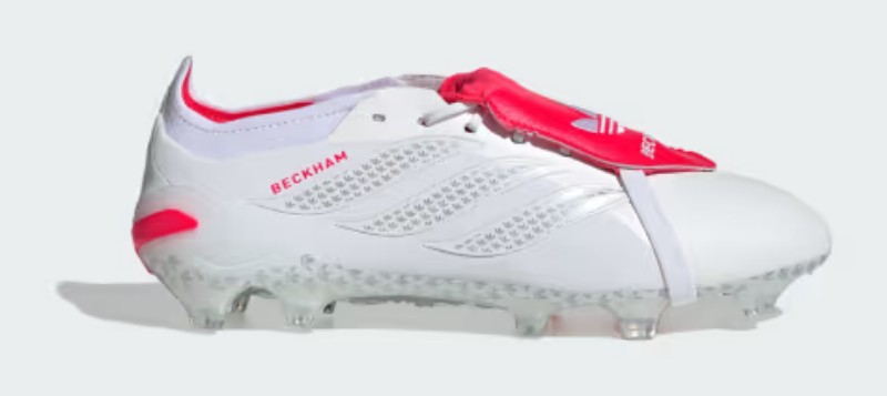 David Beckham x adidas Predator 26 Fold-Over Tongue "Footwear White & Silver Metallic"