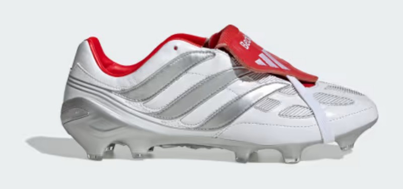 David Beckham x adidas Predator Precision "Footwear White & Silver Metallic"