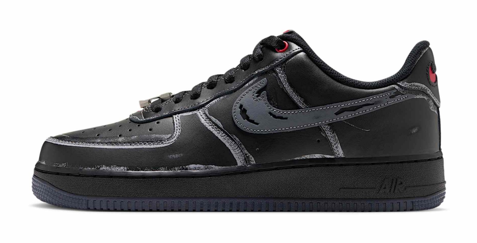 Nike Air Force 1 Low '07 "Black & Gym Red"