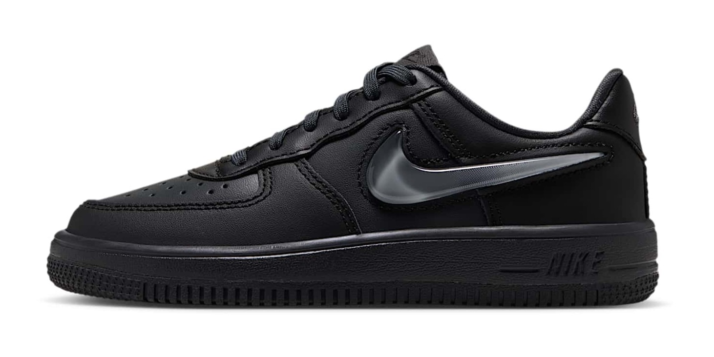 Nike Force 1 Low Lace "Black & Anthracite"