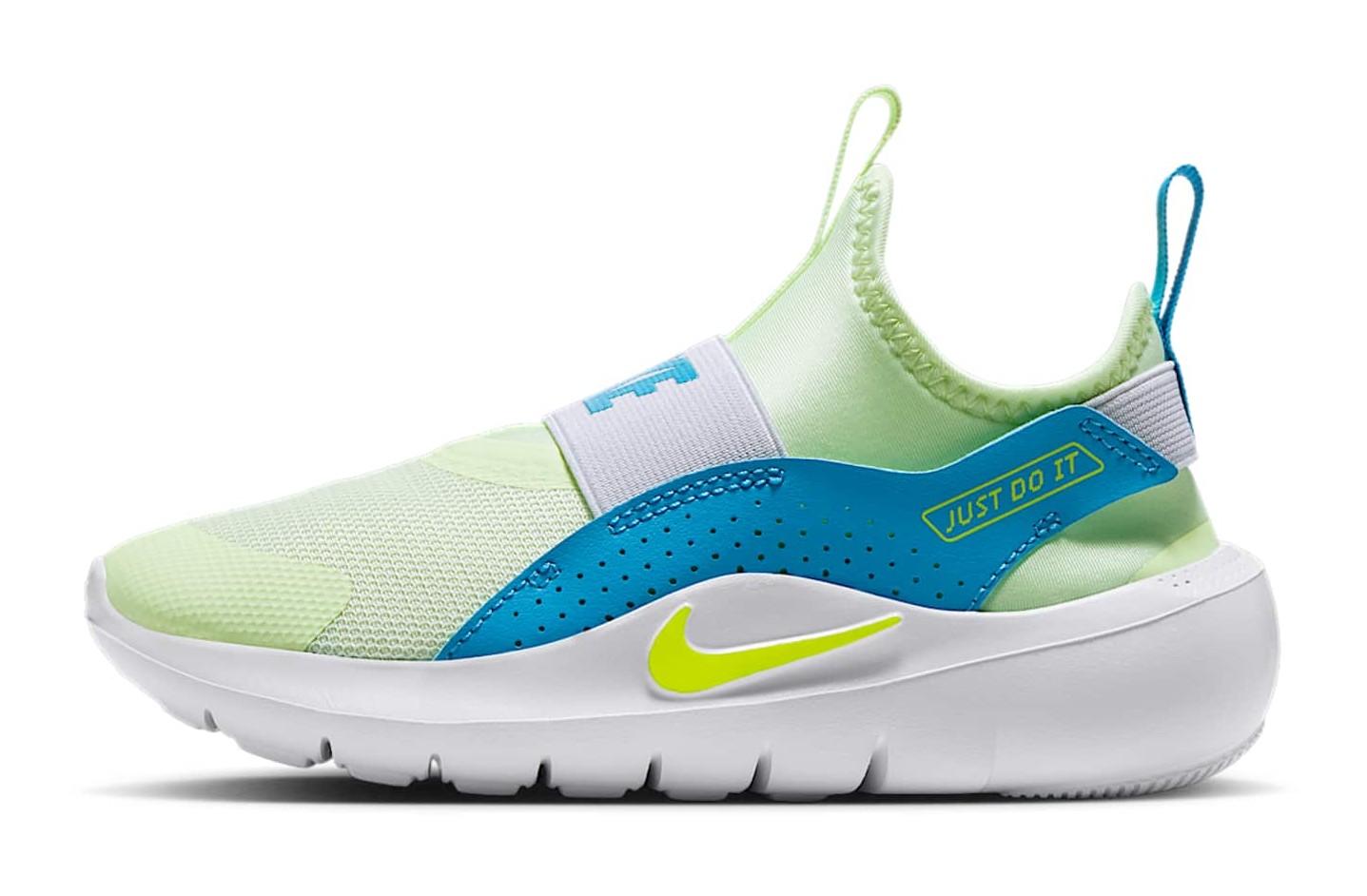 Nike Flex Runner 4 "Barely Volt & Light Current Blue"