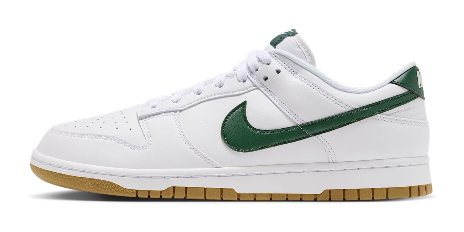 Nike Dunk Low Retro "White & Gum Light Brown"