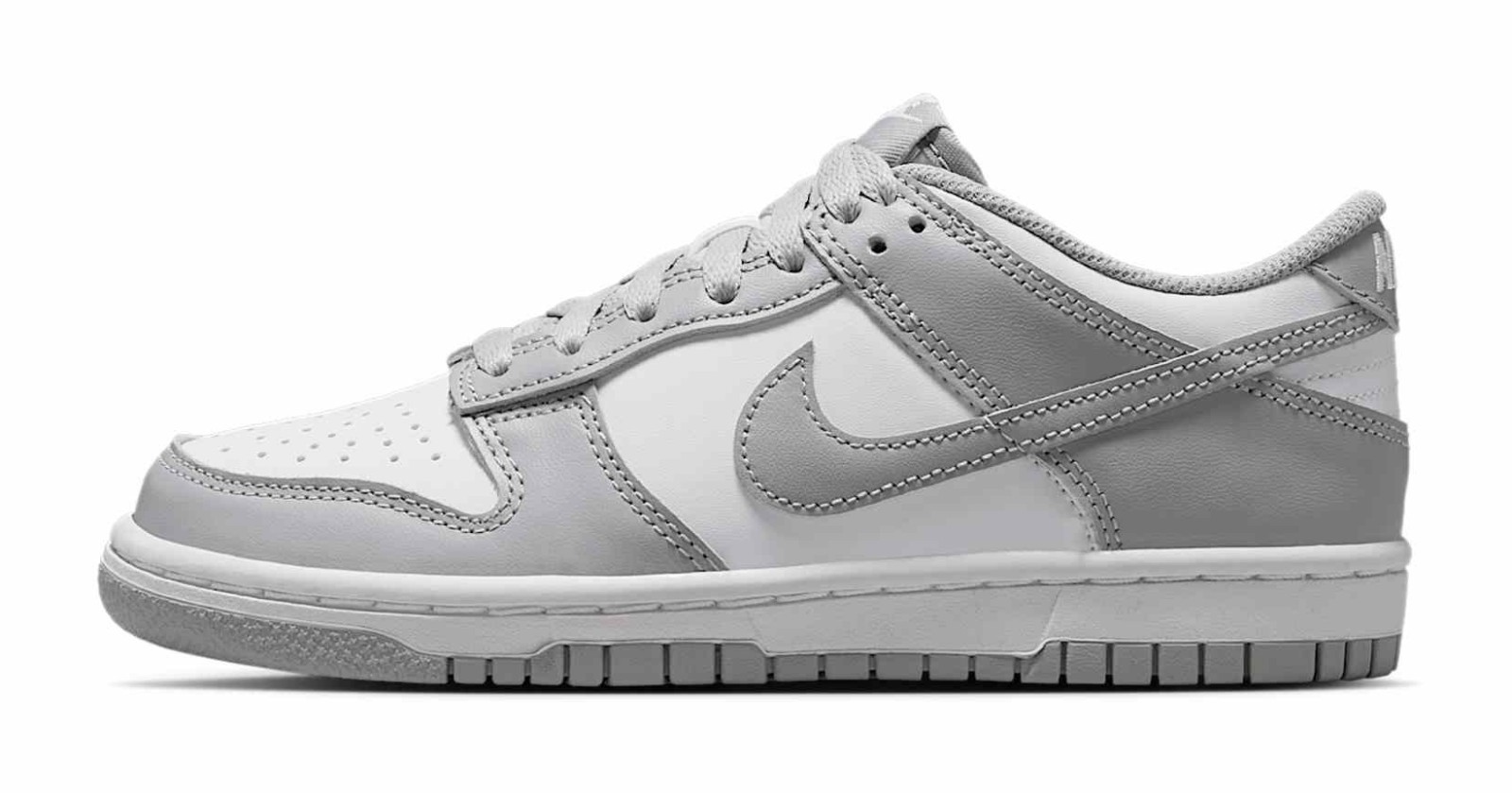 Nike Dunk Low "White & Light Smoke Grey"