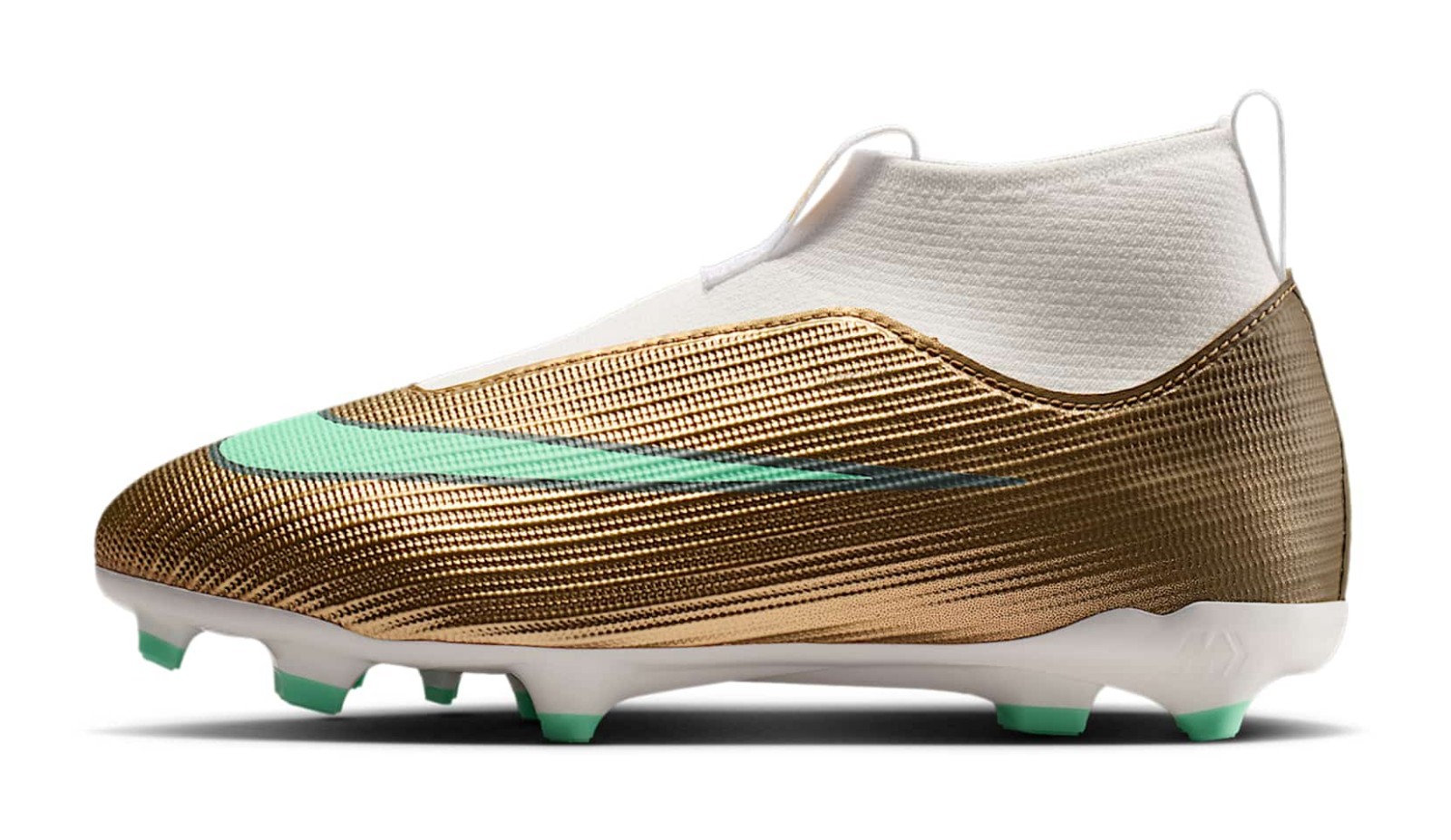 Kylian Mbappé x Nike Mercurial Superfly 11 Academy "Metallic Gold & Green Glow"