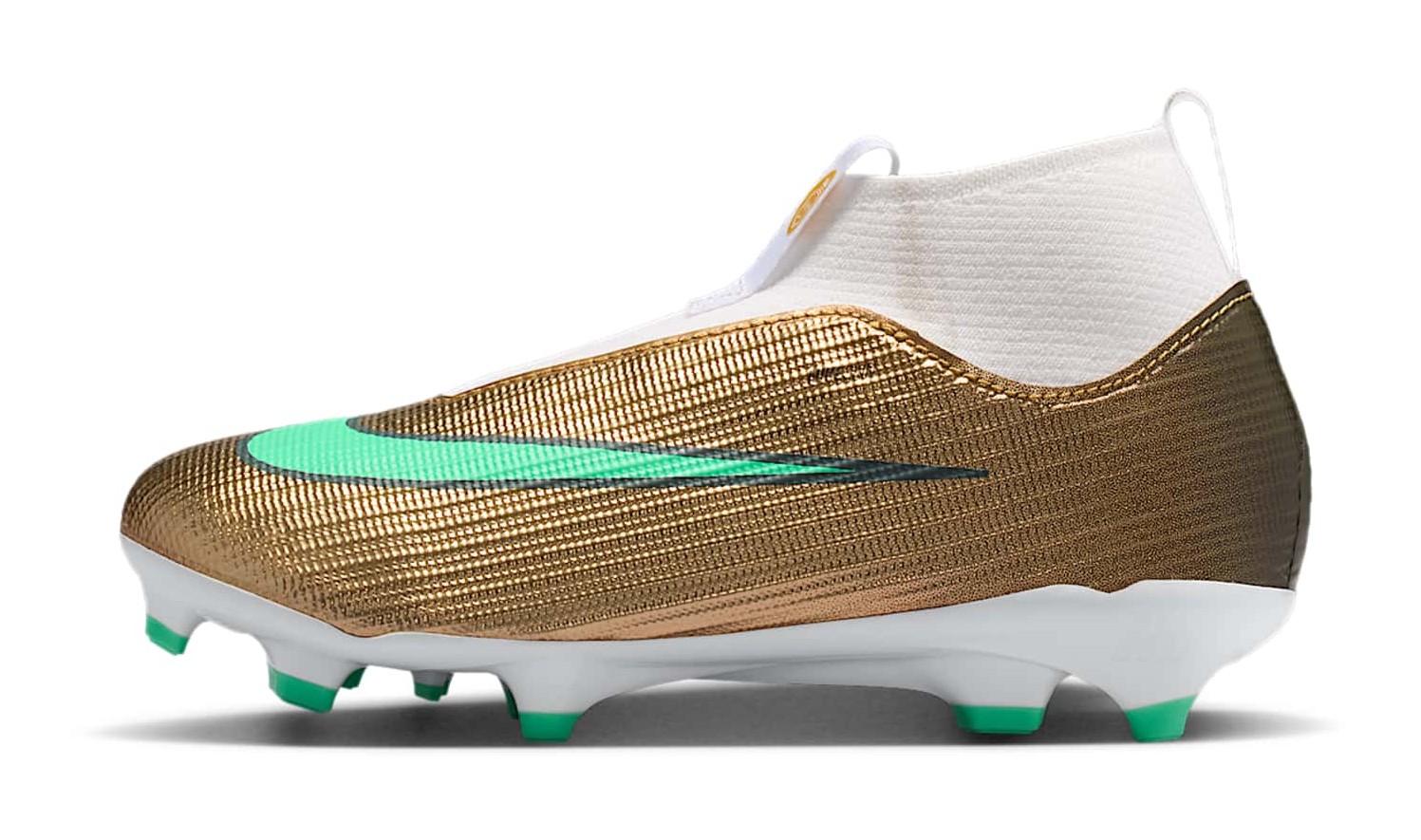 Kylian Mbappé x Nike Mercurial Superfly 11 Academy "Metallic Gold & Green Glow"