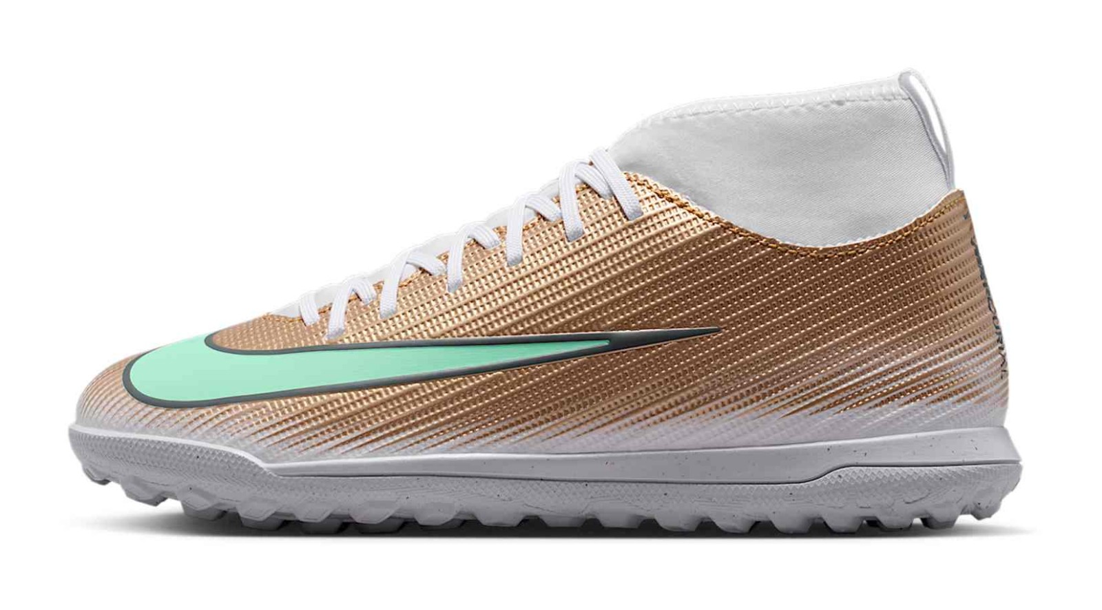 Kylian Mbappé x Nike Mercurial Superfly 11 Club "Metallic Gold & Green Glow"