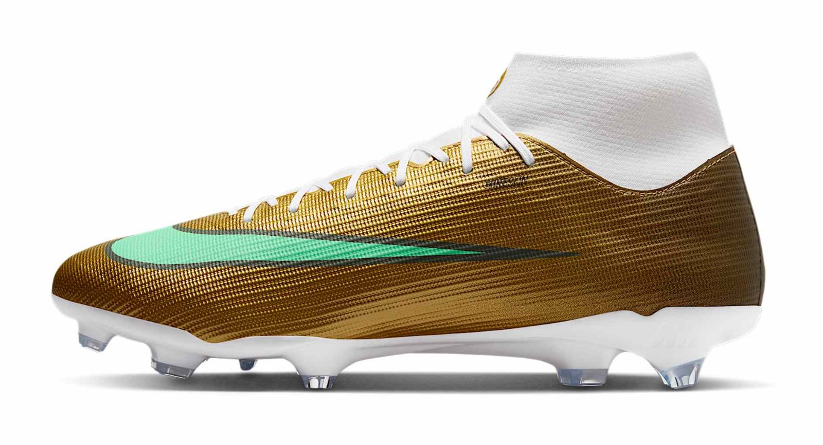 Kylian Mbappé x Nike Mercurial Superfly 11 Academy "Metallic Gold & Green Glow"