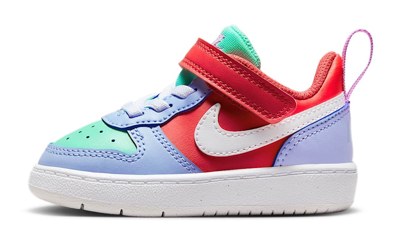 Nike Court Borough Low Recraft "Cobalt Bliss & Track Red"