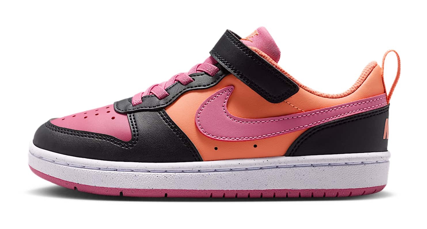 Nike Court Borough Low Recraft "Orange Frost & Black"