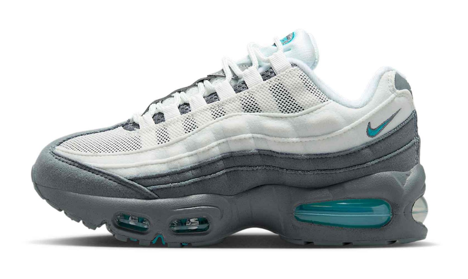 Nike Air Max 95 Big Bubble "Summit White & Smoke Grey"