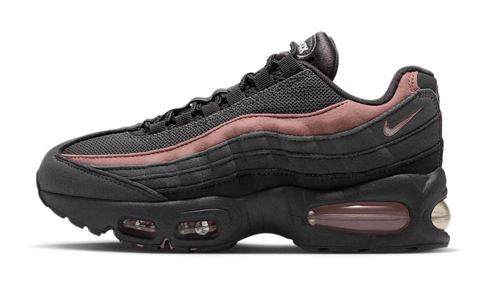 Nike Air Max 95 Big Bubble "Dark Grey & Rust Pink"