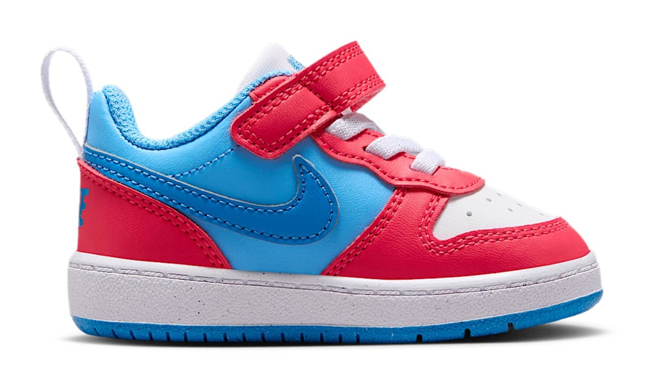 Nike Court Borough Low Recraft "Fusion Red & Football Blue"