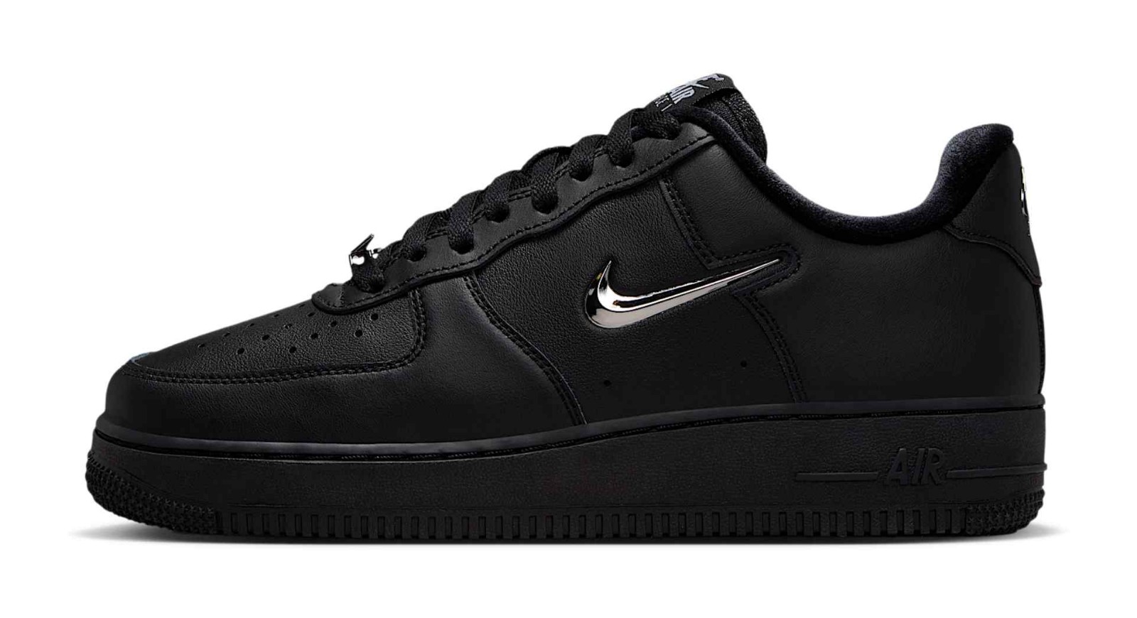 Nike Air Force 1 Low '07 "Black Metallic Swoosh"