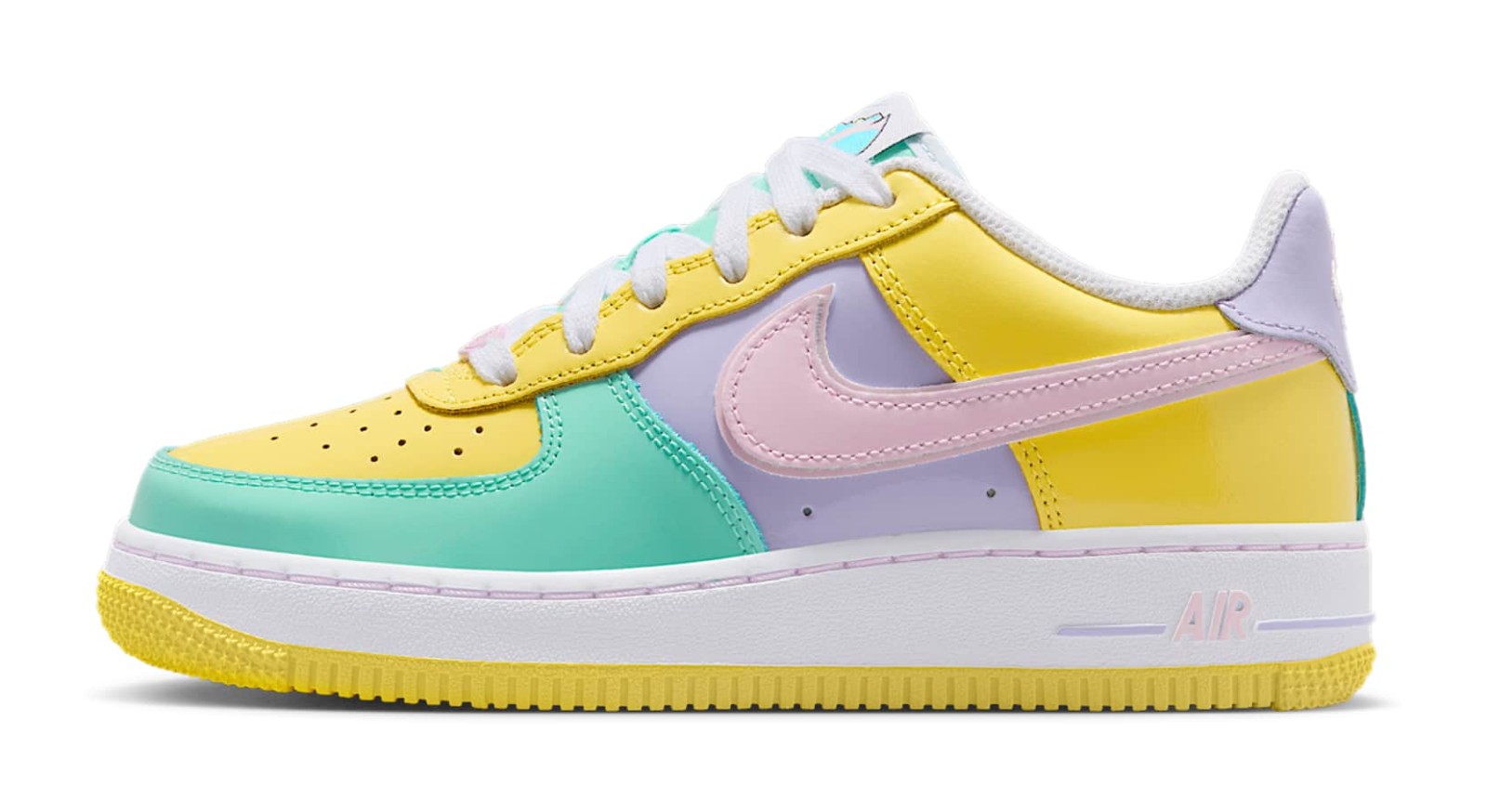 Nike Air Force 1 Low "Yellow Pulse & Hydrangeas"