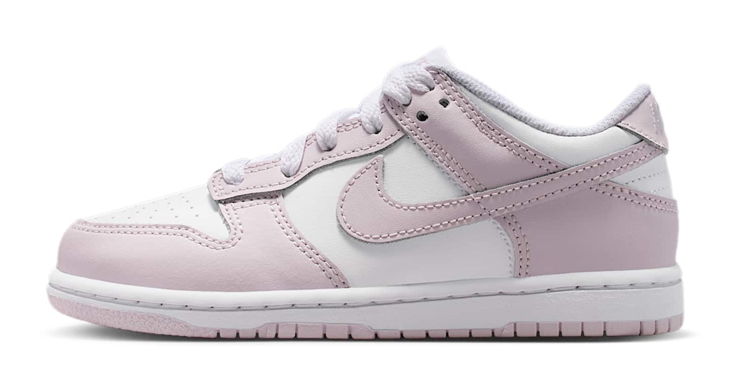 Nike Dunk Low "White & Light Violet"