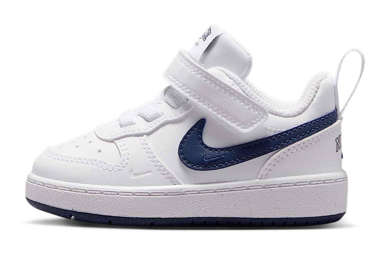 Nike Court Borough Low "White & Midnight Navy"