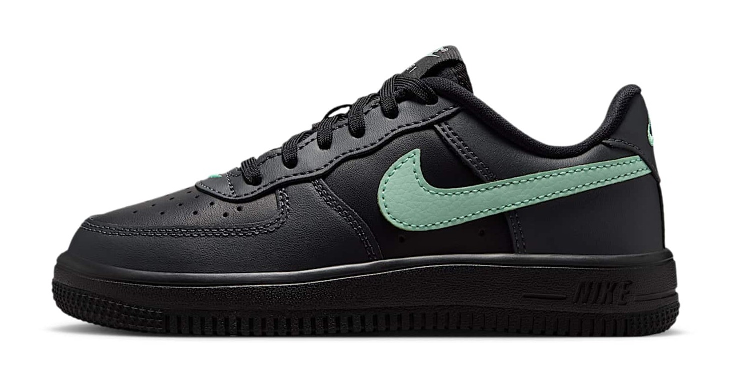 Nike Force 1 Low Lace "Black & Anthracite"