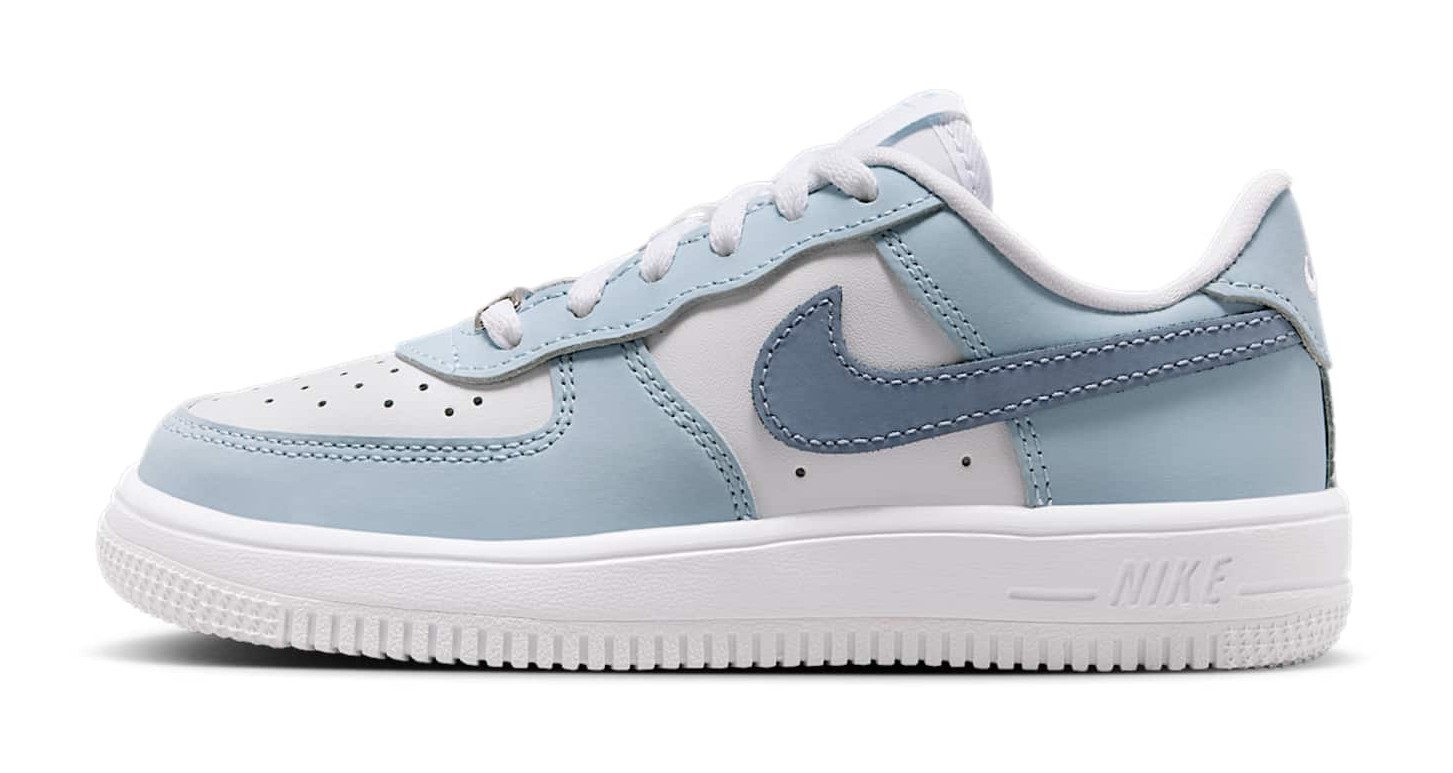 Nike Force 1 Low Lace "Light Armory Blue & White"