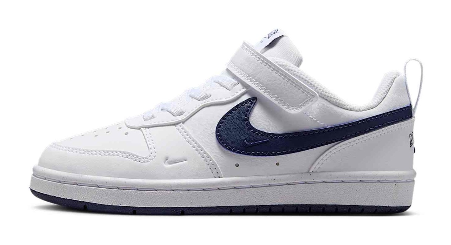 Nike Court Borough Low "White & Midnight Navy"