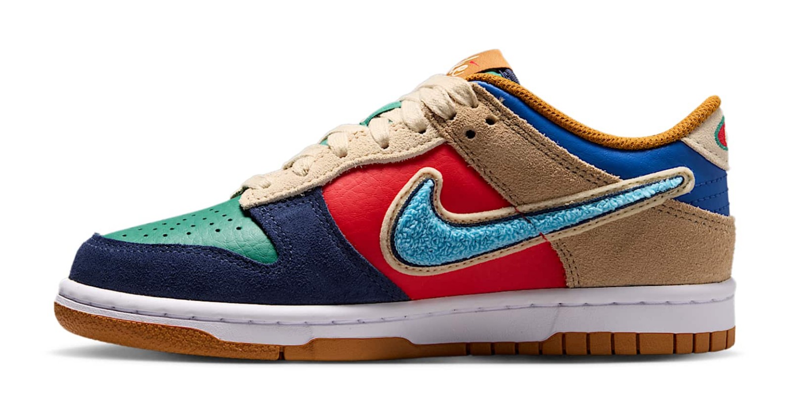 Nike Dunk Low "Midnight Navy & Green Noise"