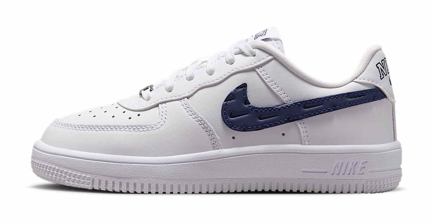 Nike Force 1 Low Lace "White & Midnight Navy"