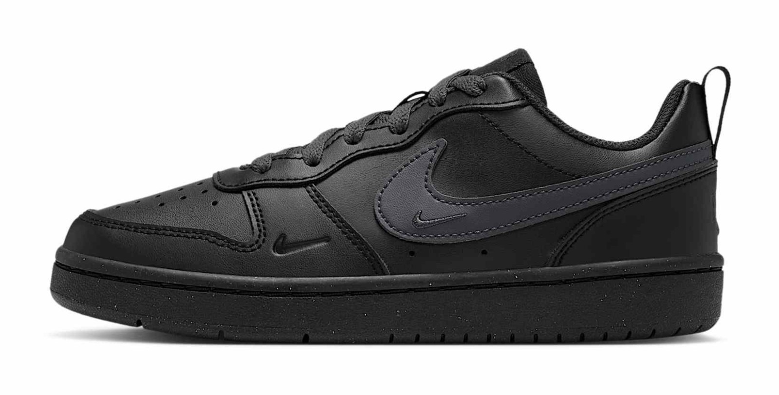 Nike Court Borough Low "Black & Anthracite"