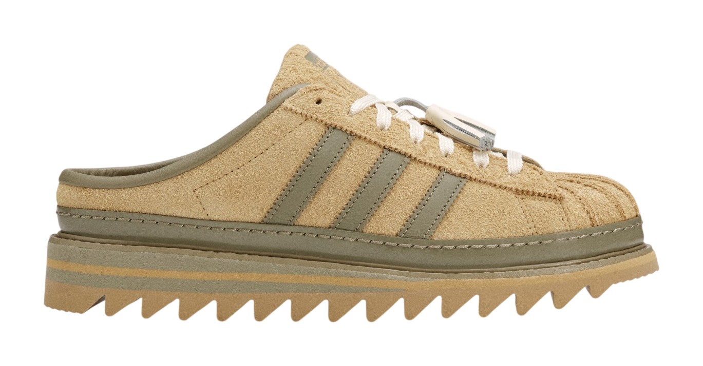 CLOT x adidas Originals Sawtooth Mule "Cardboard & Wonder White"