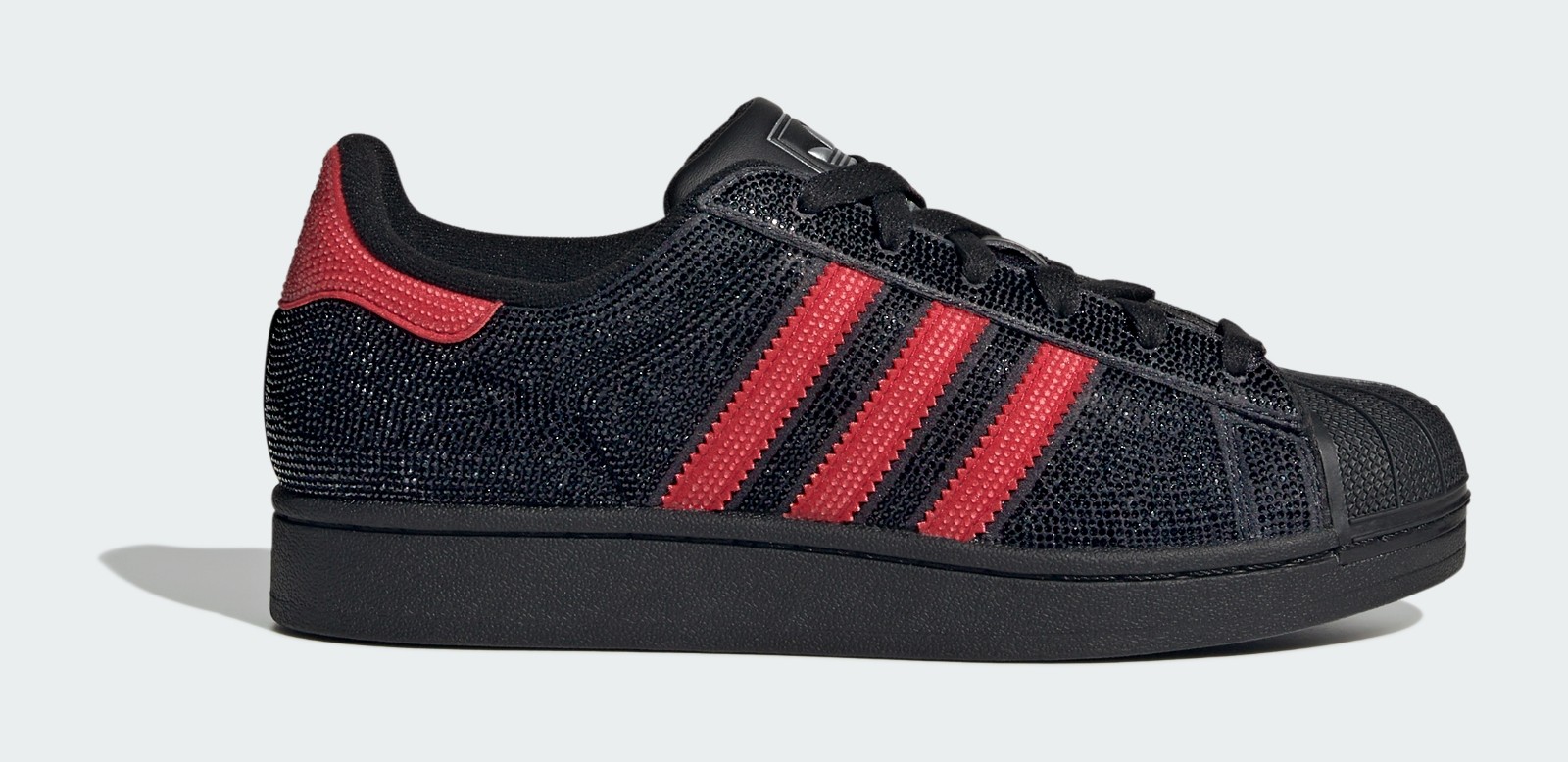 adidas Originals Superstar II "Core Black & Better Scarlet"