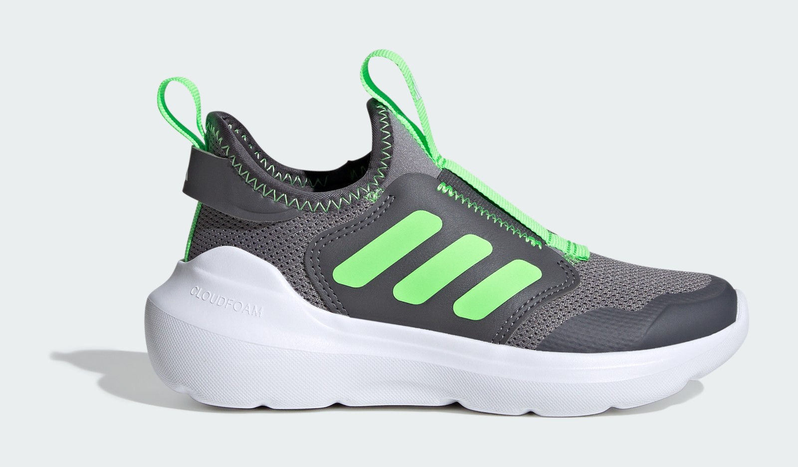 adidas Tensaur Comfort "Grey Three & Lime Burst"