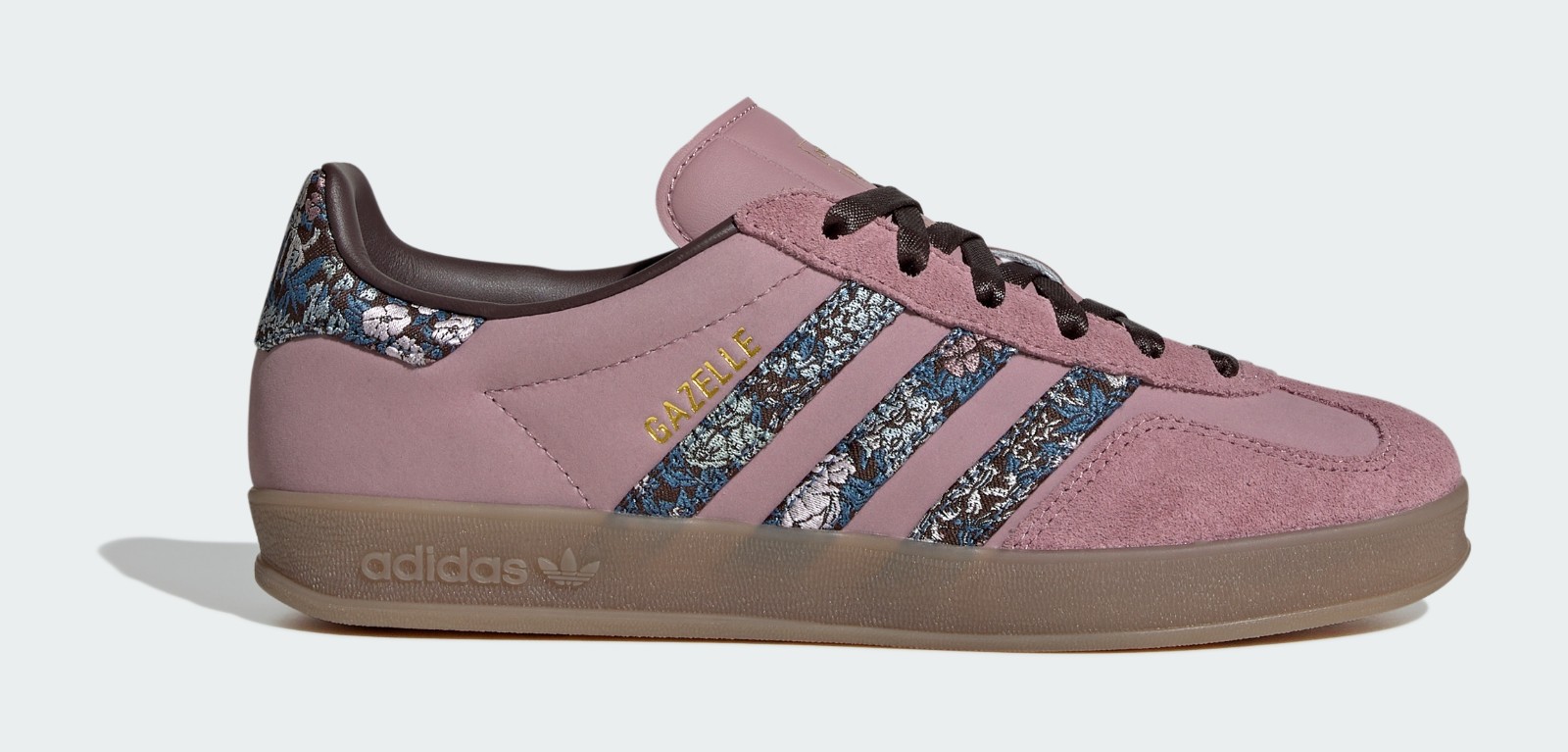 Liberty London x adidas Originals Gazelle Indoor "Magic Mauve & Aurora Coffee"