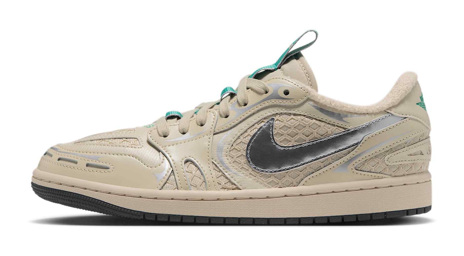 Air Jordan 1 Low Method of Make V3 "Light Khaki & Emerald Green"