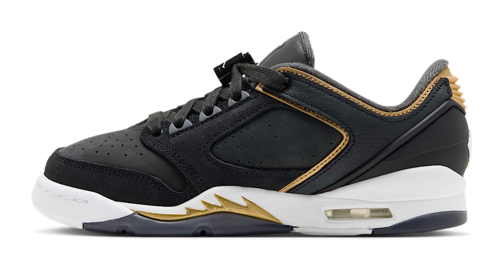Air Jordan Sixty Plus Low "Black & Metallic Gold"