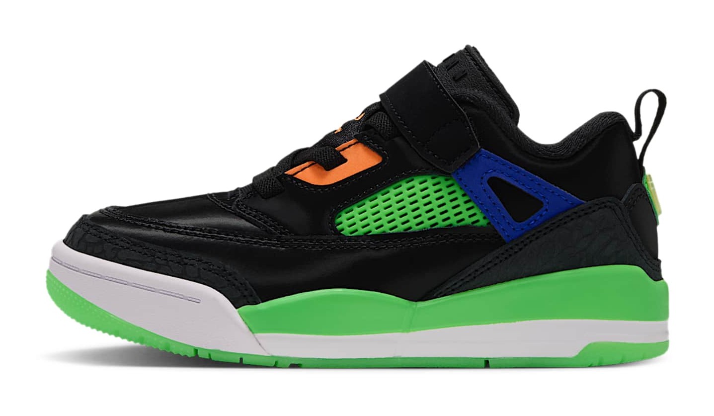 Jordan Spizike Low "Black & Green Strike"