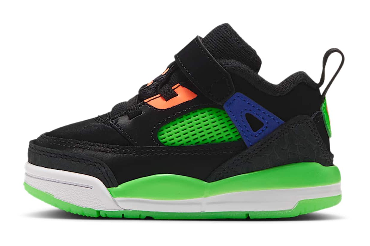 Jordan Spizike Low "Black & Green Strike"