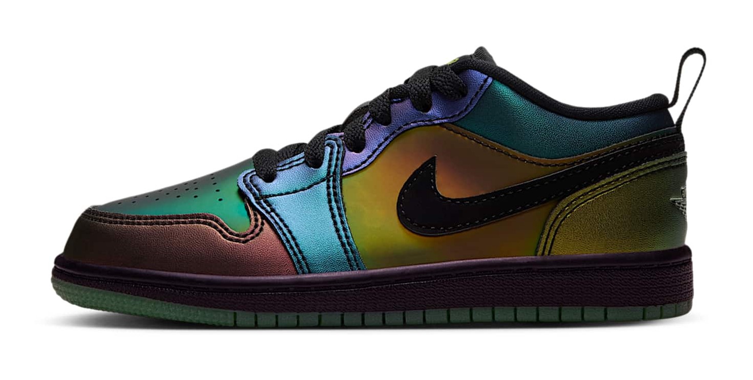 Air Jordan 1 Low SE "Black & Action Green"