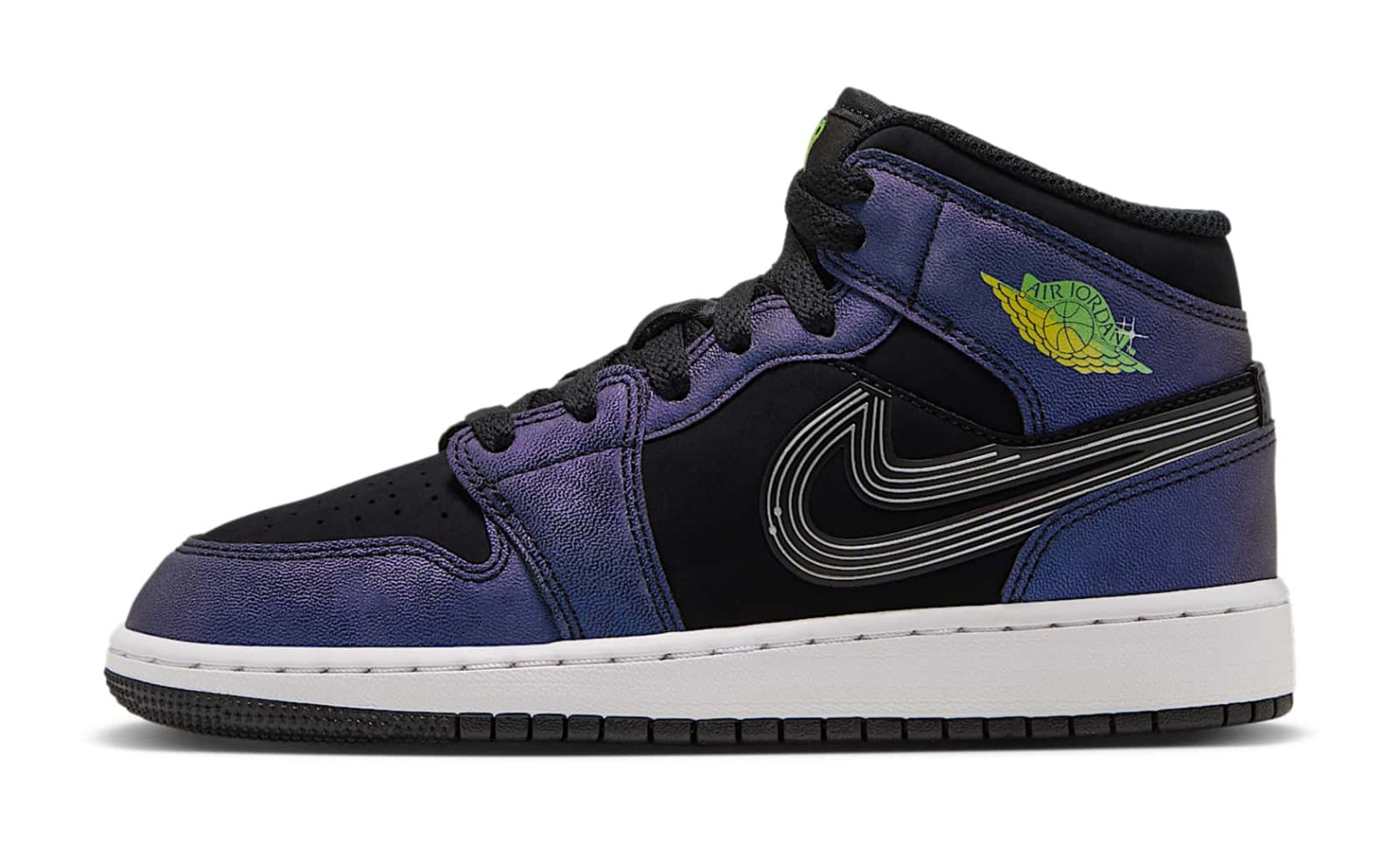 Air Jordan 1 Mid SE "Black & Action Green"