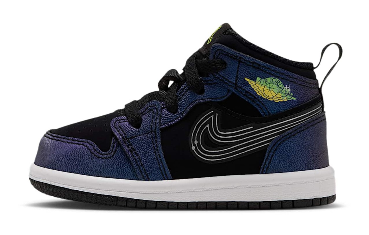 Air Jordan 1 Mid SE "Black & Action Green"