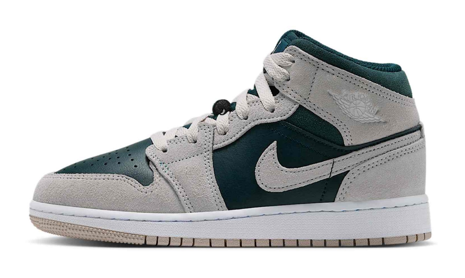 Air Jordan 1 Mid "Light Orewood Brown & Midnight Spruce"