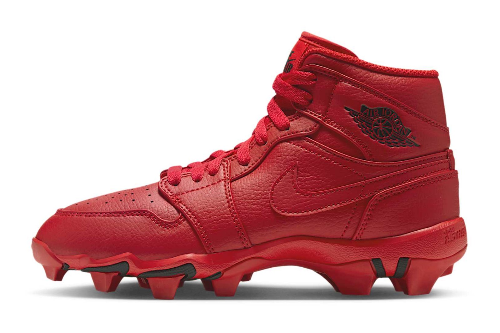 Air Jordan 1 Mid Cleat "University Red & Black"