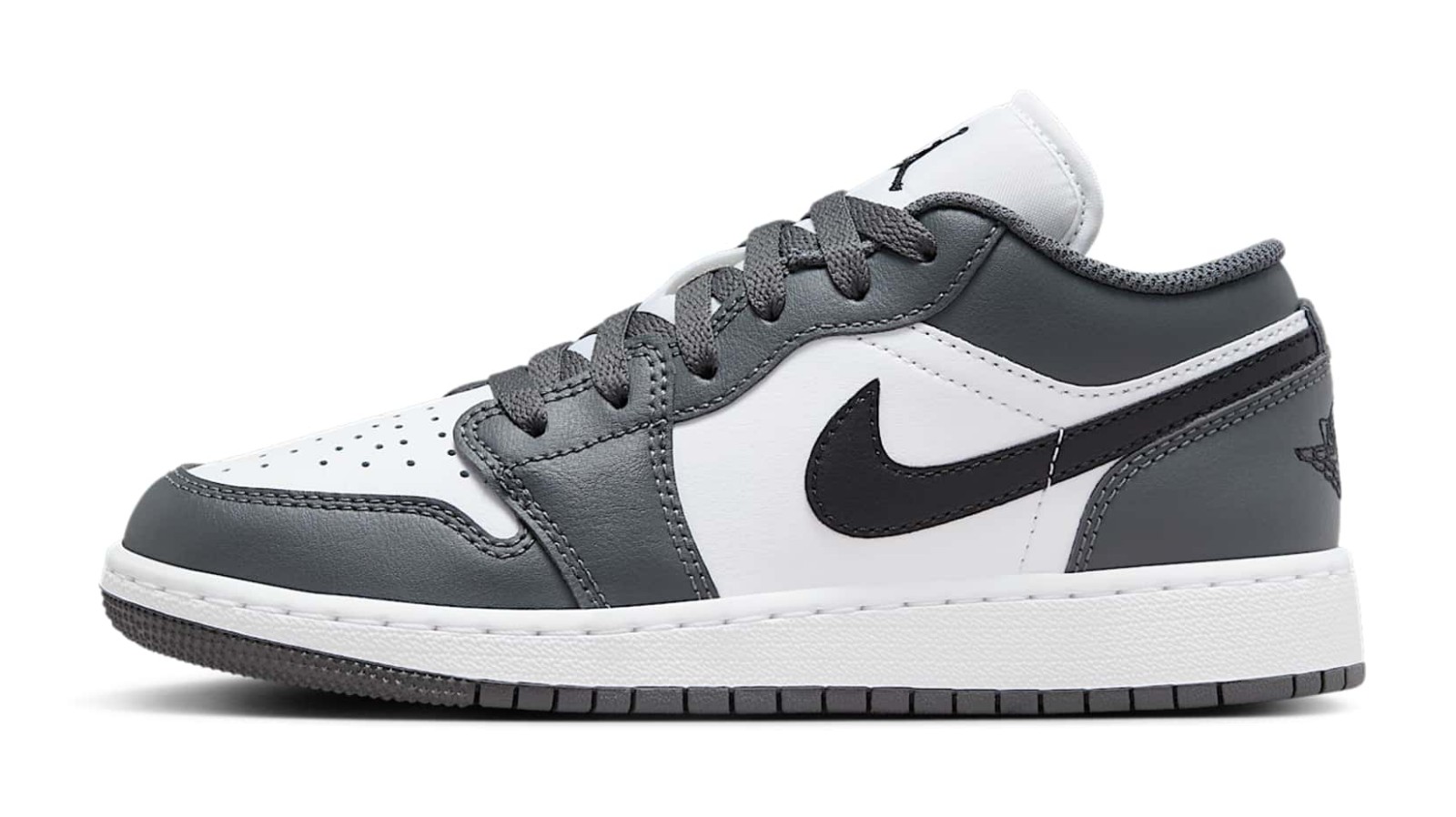 Air Jordan 1 Low "White & Iron Grey"