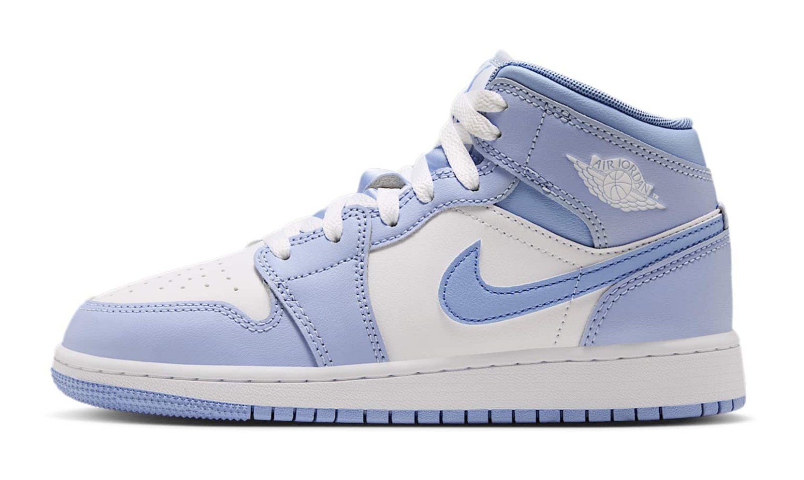 Air Jordan 1 Mid "Hydrogen Blue & Aluminum"