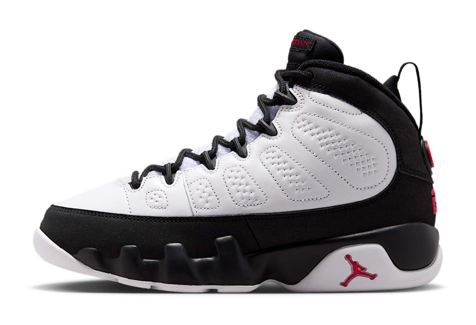 Air Jordan 9 Retro "White & Black"