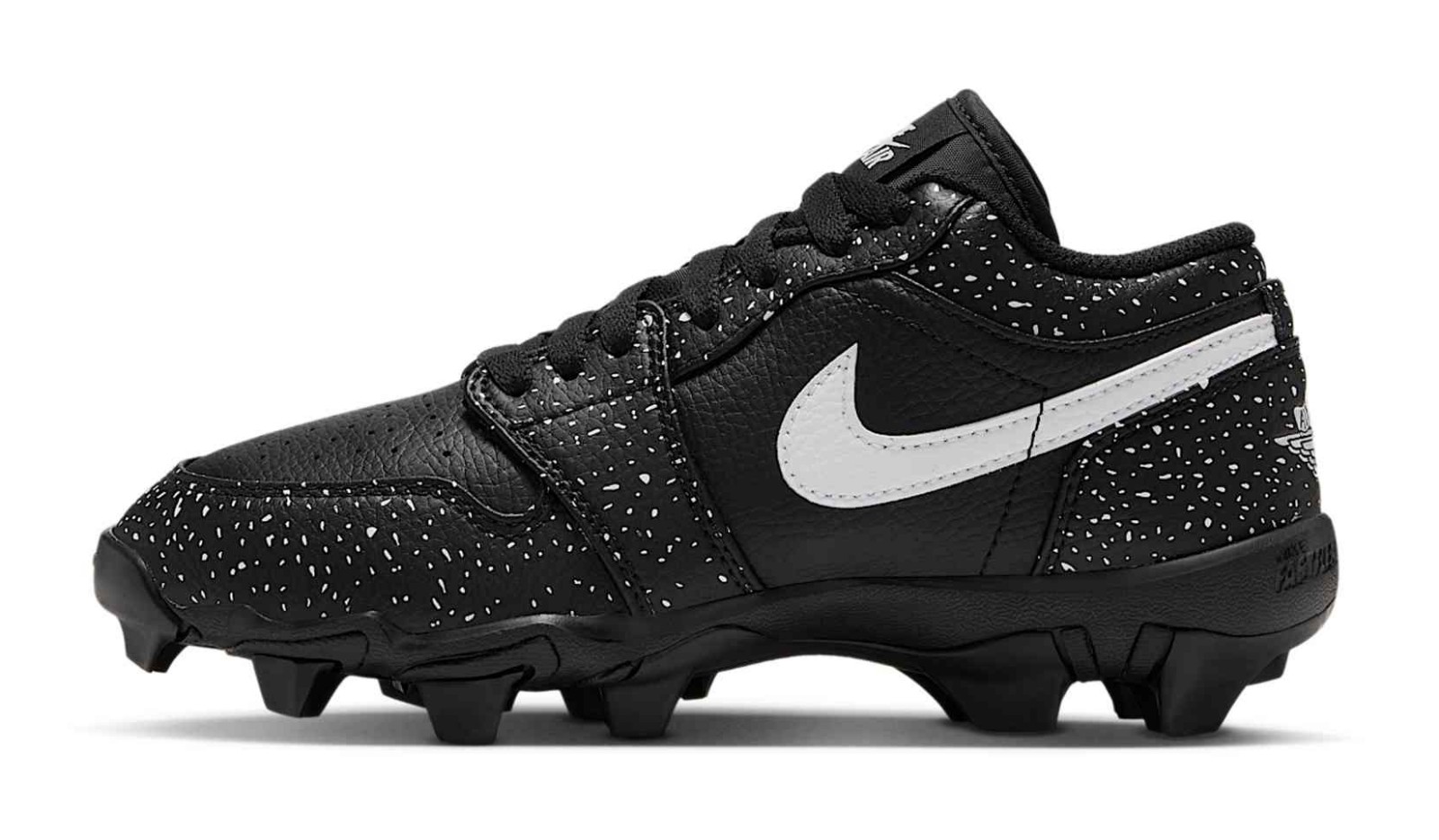 Air Jordan 1 Low TD Cleat "Black & White"
