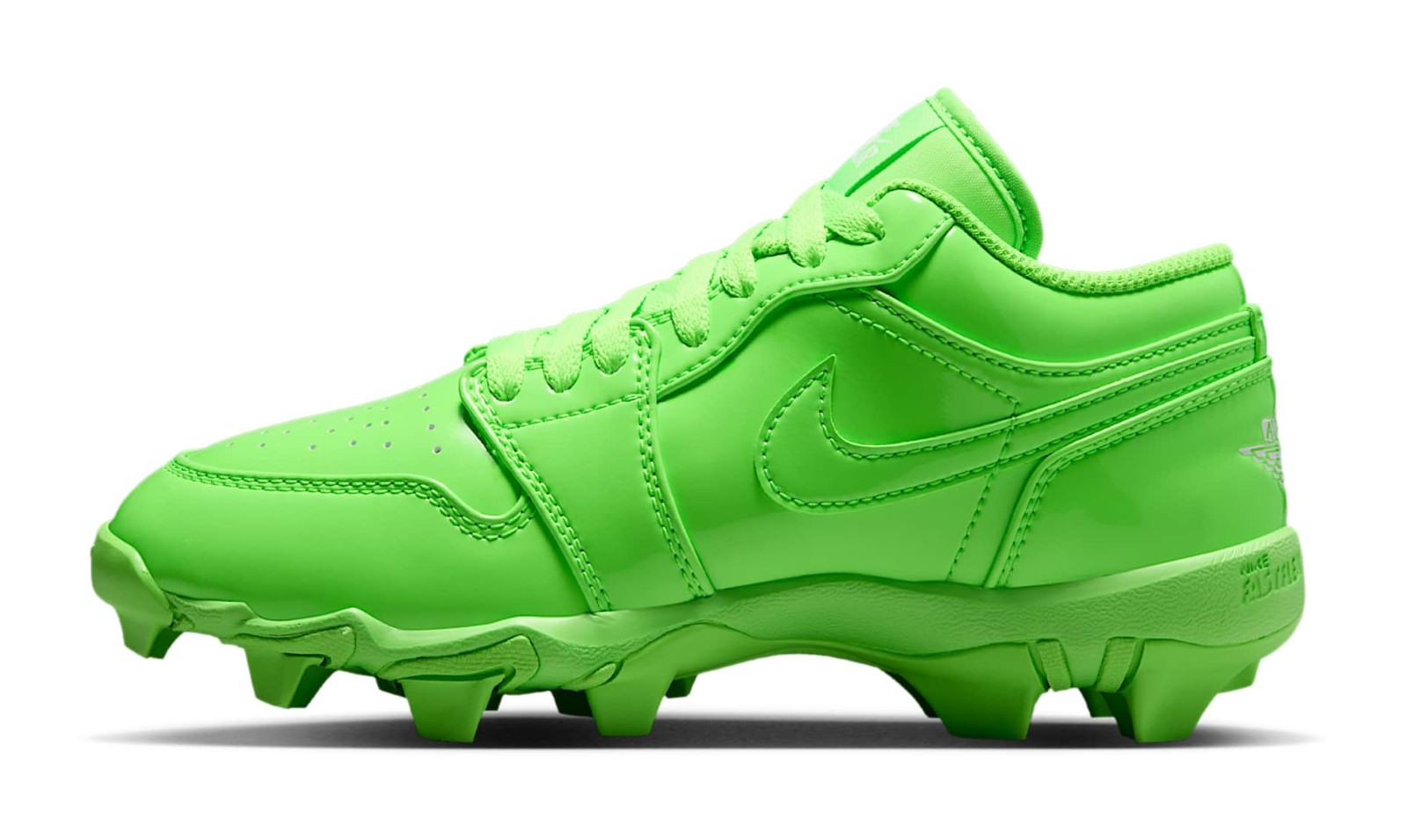 Air Jordan 1 Low TD Cleat "Electric Green & White"