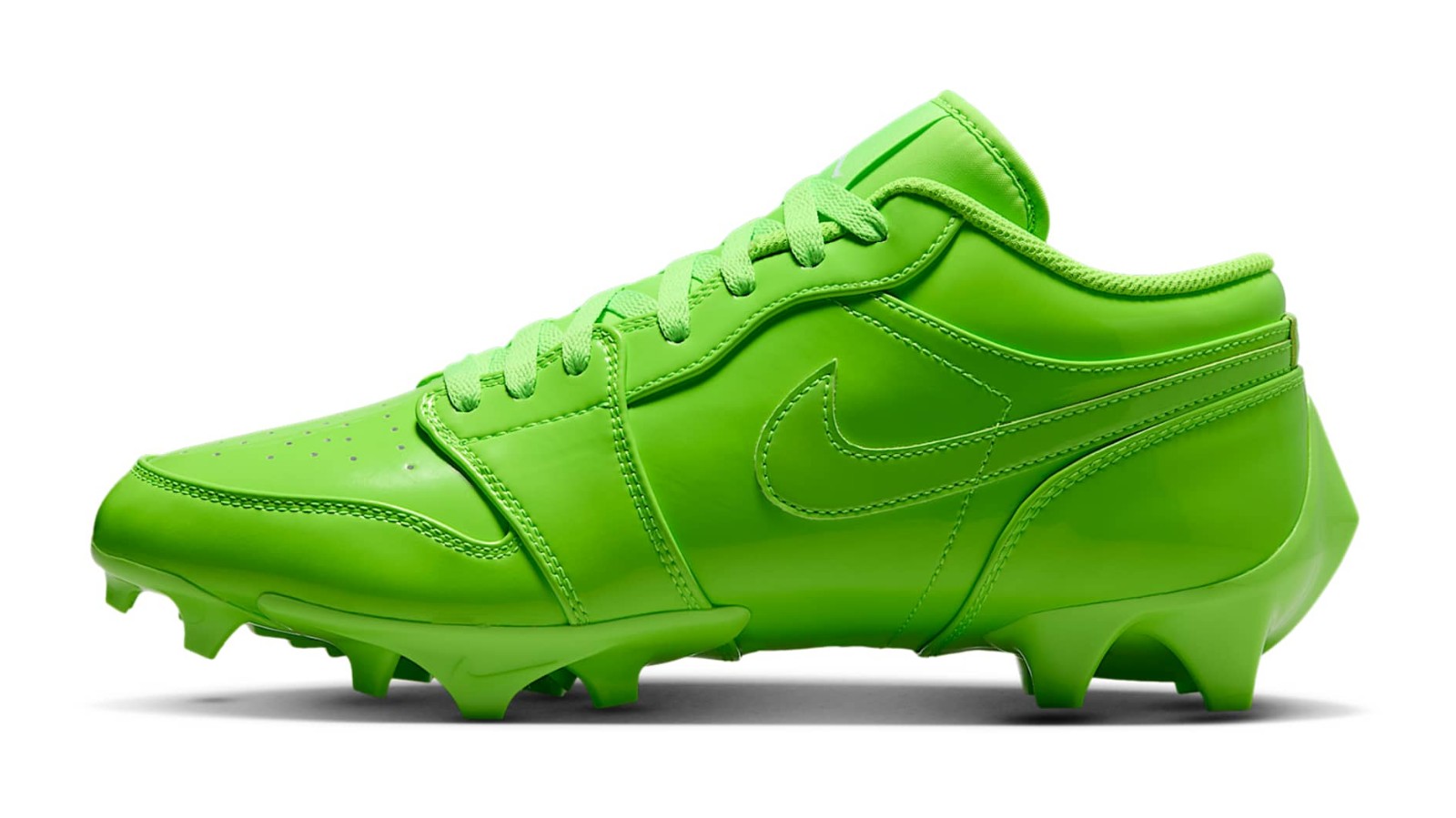 Air Jordan 1 Low TD Cleat "Electric Green & White"