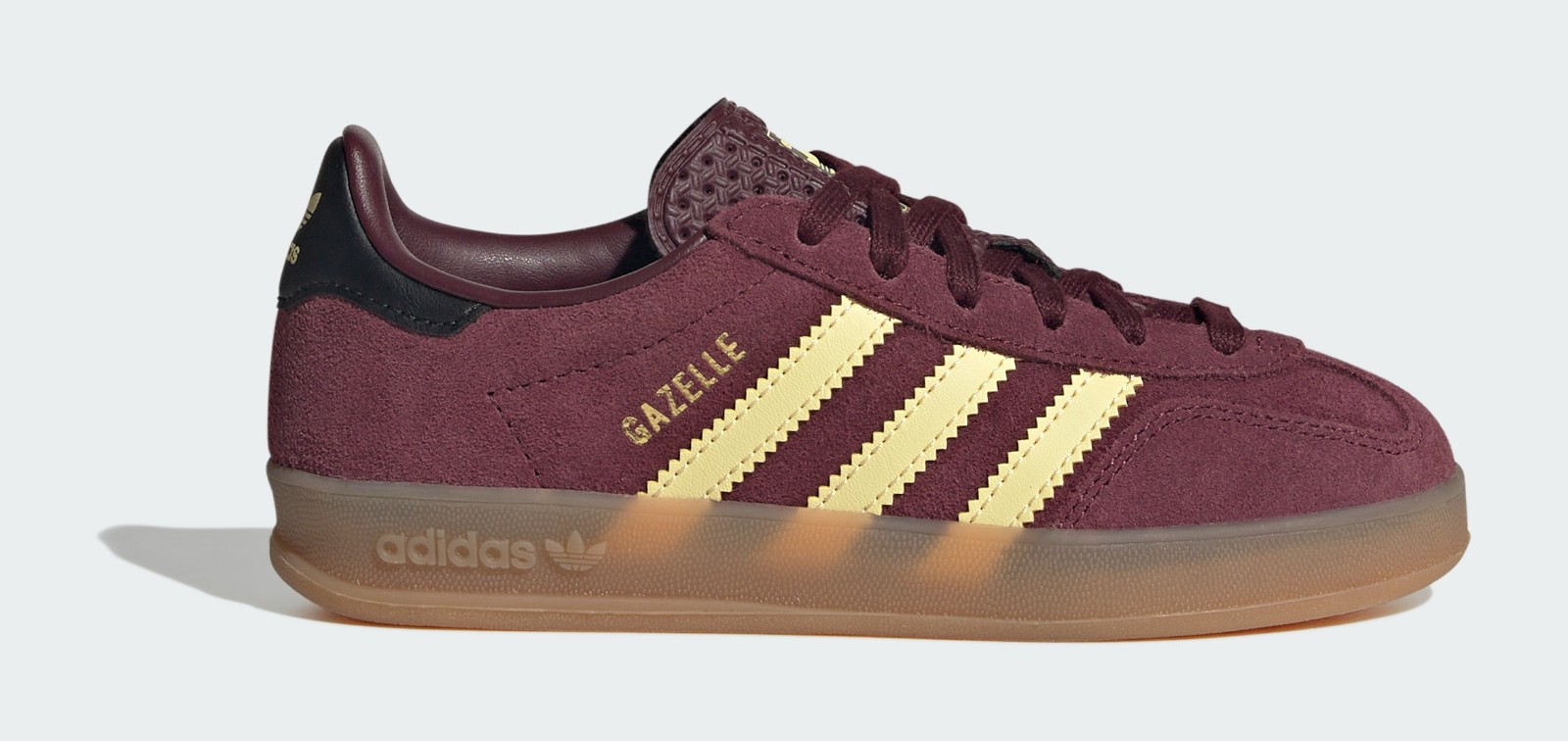 adidas Originals Gazelle Indoor "Maroon & Almost Yellow"
