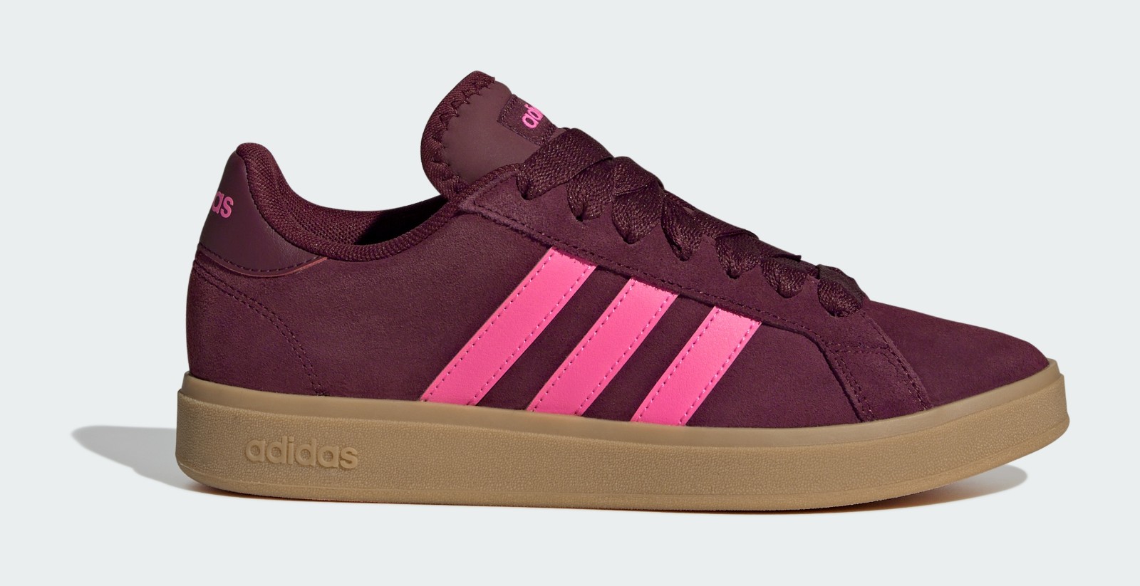 adidas Grand Court Base 00s "Shadow Red & Lucid Pink"
