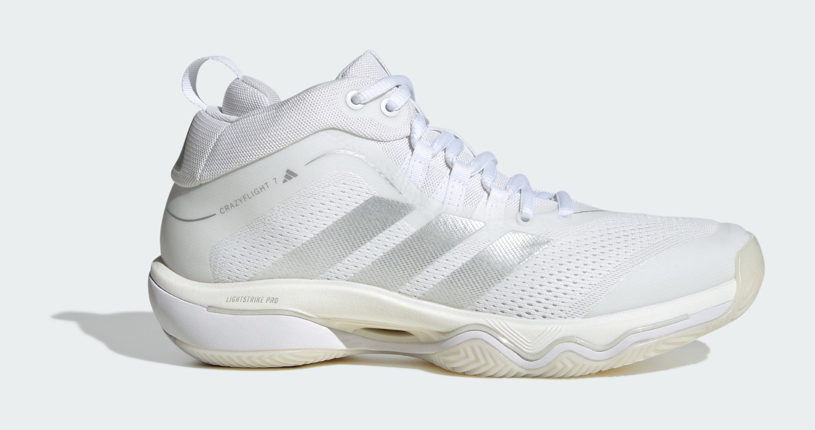 adidas Crazyflight 7 "Cloud White & Silver Metallic"