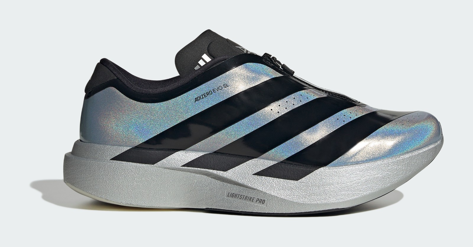 adidas Evo SL Zip "Silver Metallic & Core Black"