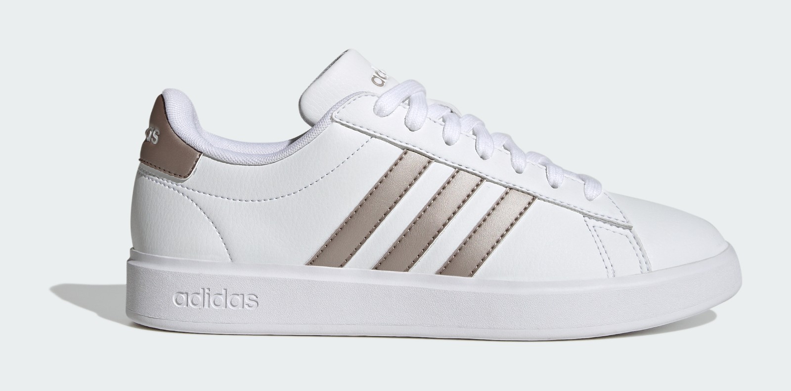 adidas Grand Court 2.0 "Cloud White & Platinum Metallic"